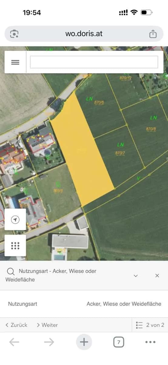 Grundstück kaufen in Wels-Land – 1 822 m², € 450