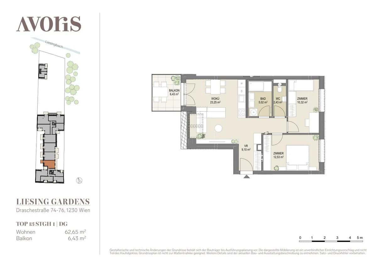 3-Zimmer-Wohnung kaufen in Wien – 62,65 m², € 399.000 – Bild 24 von 26