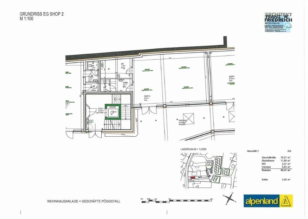 1-Zimmer-Gewerbeimmobilie mieten in Melk – 96,41 m², € 754 – Bild 8 von 8