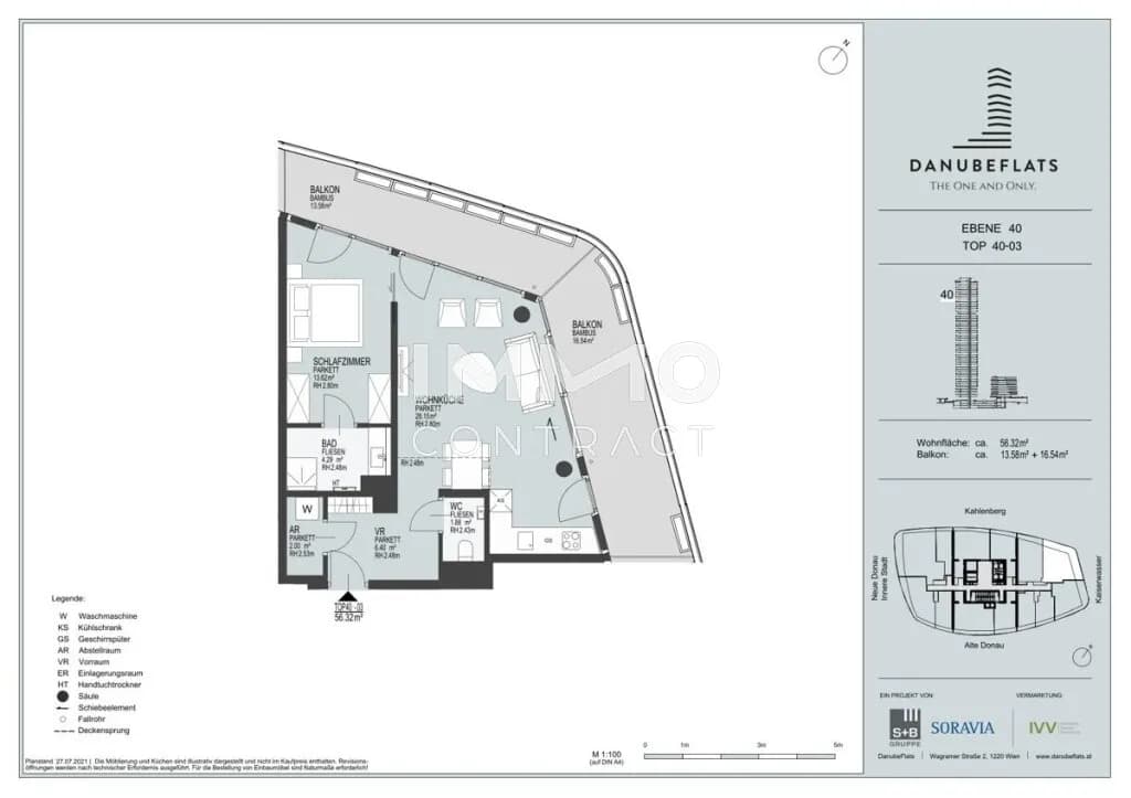 2-Zimmer-Wohnung kaufen in Wien – 55,76 m², € 798.000 – Bild 23 von 23