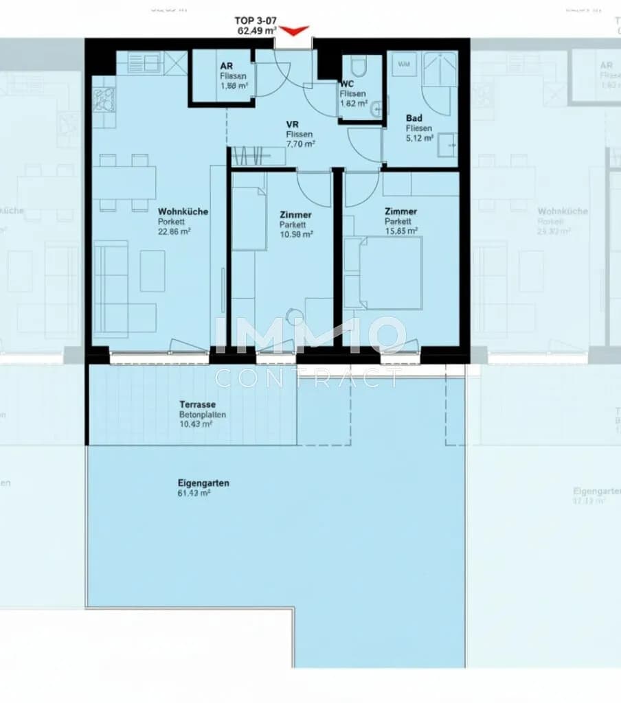 3-Zimmer-Wohnung kaufen in Korneuburg – 62,68 m², € 339.500 – Bild 6 von 6