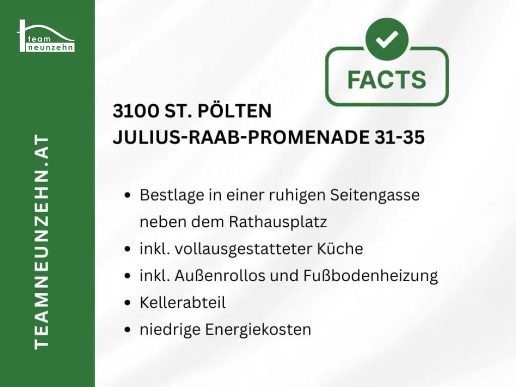 2-Zimmer-Wohnung mieten in Sankt Pölten – 49,48 m², € 828 – Bild 10 von 18