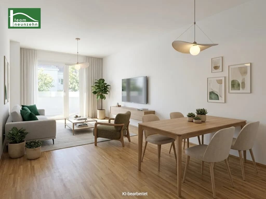 2-Zimmer-Wohnung mieten in Wien – 48,81 m², € 1.025