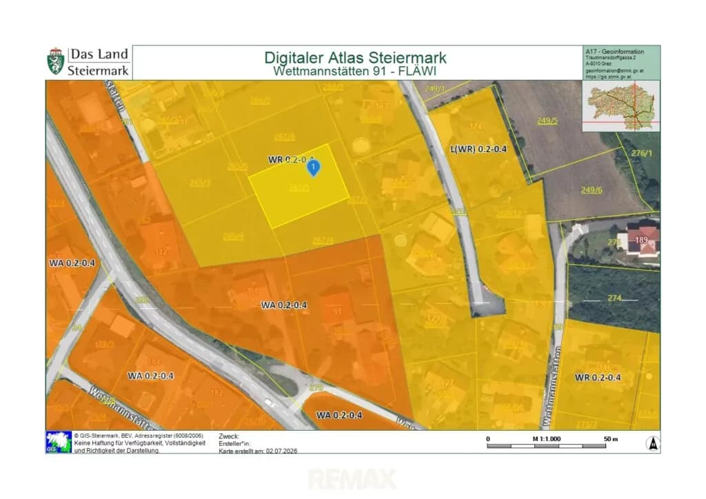 Grundstück kaufen in Deutschlandsberg – 857 m², € 87.000 – Bild 5 von 6