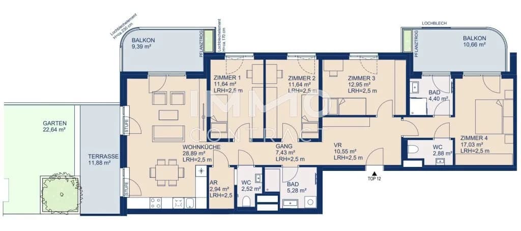 5-Zimmer-Wohnung kaufen in Wien – 118 m², € 738.000 – Bild 11 von 11