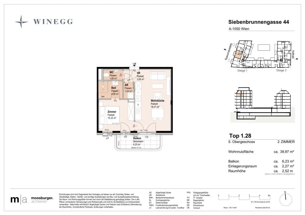 2-Zimmer-Wohnung kaufen in Wien – 39,97 m², € 406.700 – Bild 8 von 8