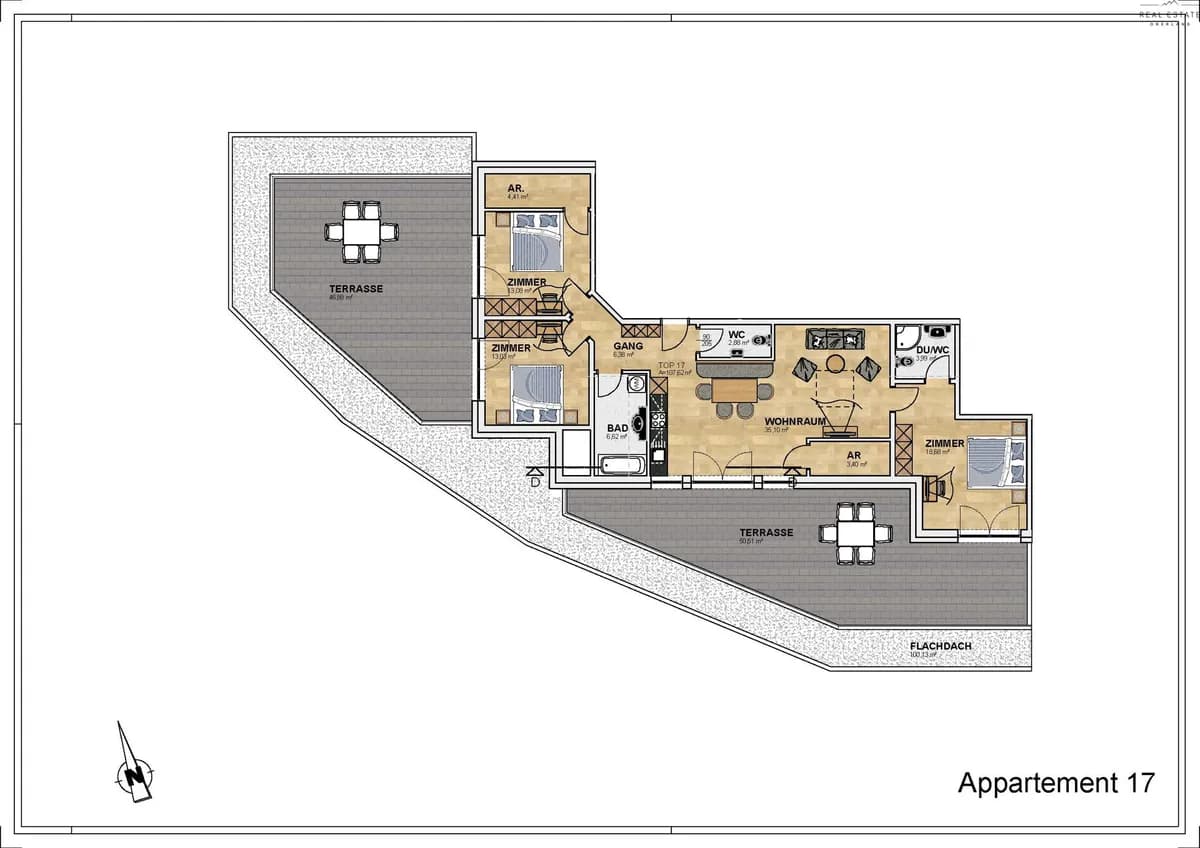 4-Zimmer-Wohnung kaufen in Imst – 107,62 m², € 699.530 – Bild 7 von 7