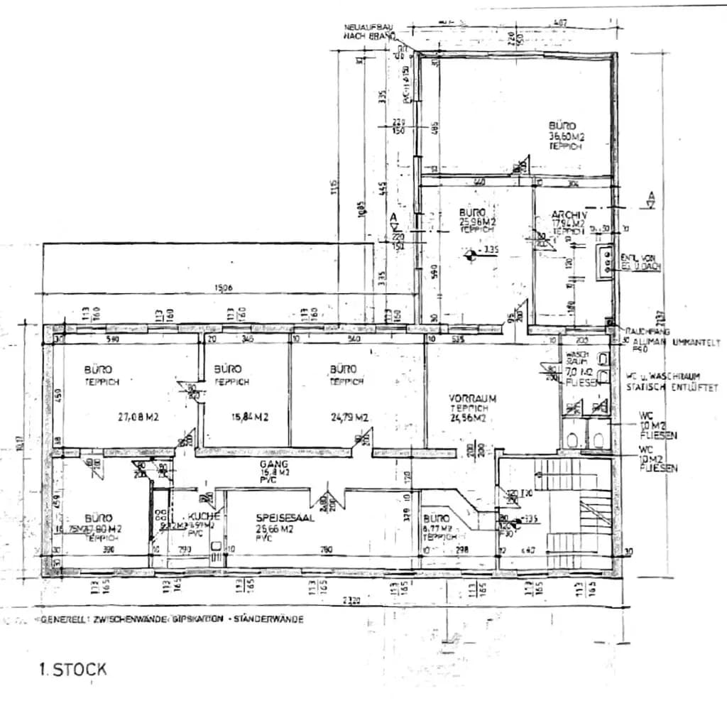 8-Zimmer-Gewerbeimmobilie mieten in Wien – 330 m², € 3.250 – Bild 13 von 13