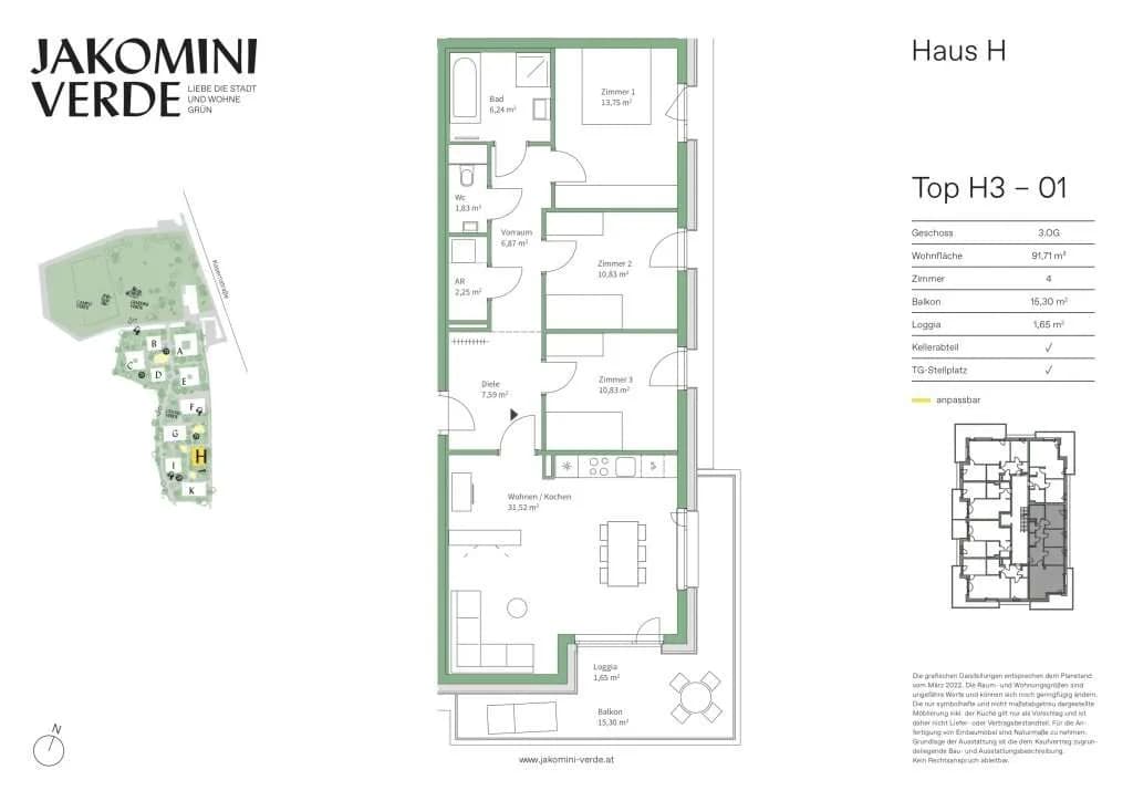 4-Zimmer-Wohnung kaufen in Graz – 91,71 m², € 469.000 – Bild 32 von 32