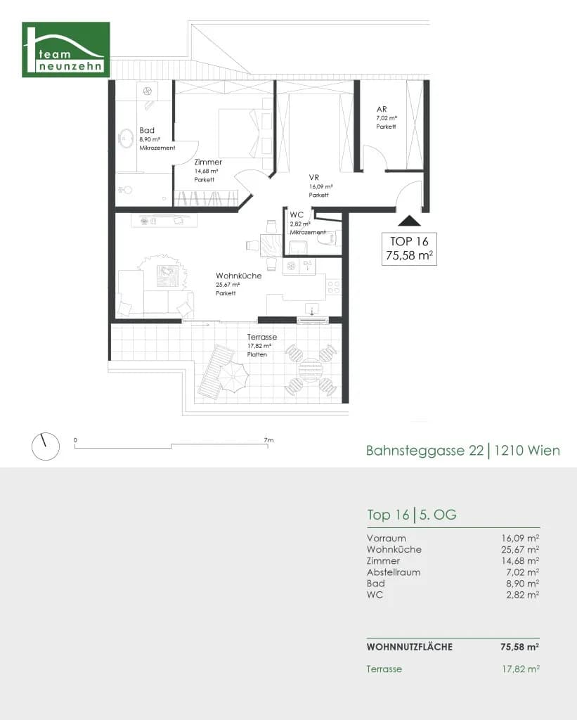 2-Zimmer-Wohnung kaufen in Wien – 75,58 m², € 385.000 – Bild 17 von 17