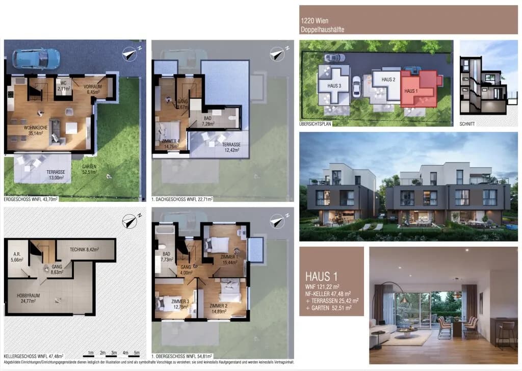 5-Zimmer-Haus kaufen in Wien – 123,87 m², € 649.000 – Bild 6 von 13