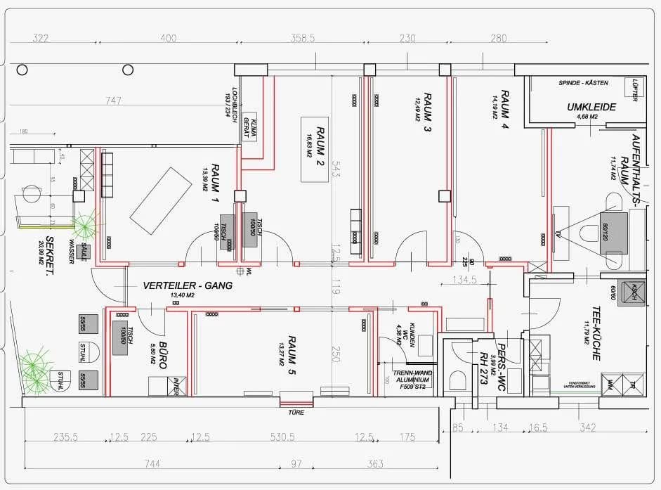 9-Zimmer-Gewerbeimmobilie mieten in Kufstein – 13 m², € 990 – Bild 2 von 4