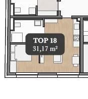 2-Zimmer-Wohnung kaufen in Graz – 31,17 m², € 160.993 – Bild 2 von 2