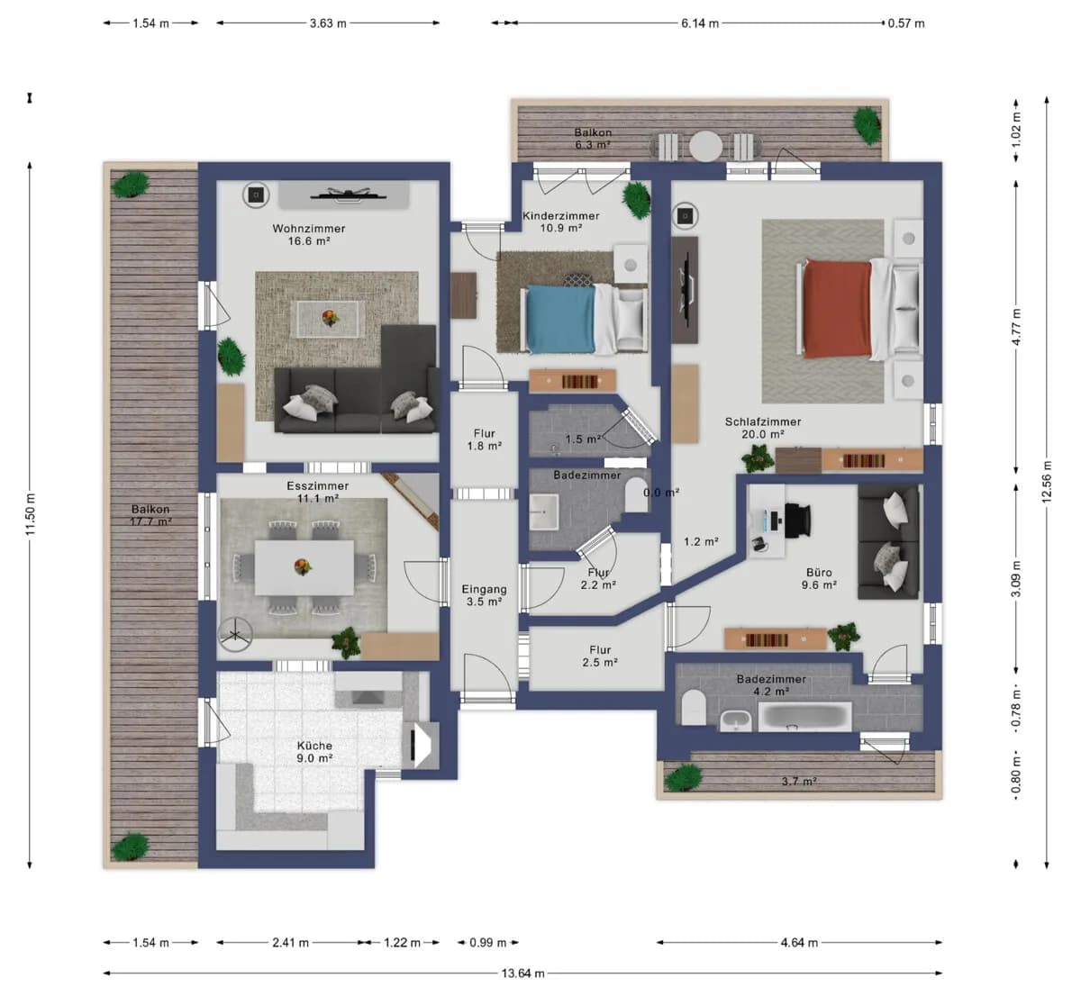 5-Zimmer-Wohnung kaufen in Kitzbühel – 130 m², € 435.000 – Bild 28 von 30