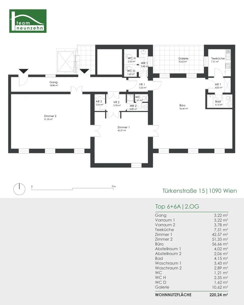 3-Zimmer-Gewerbeimmobilie mieten in Wien – 220 m², € 4.674 – Bild 22 von 22