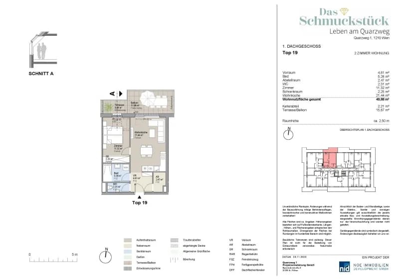 2-Zimmer-Wohnung kaufen in Wien – 51,02 m², € 357.000 – Bild 21 von 22
