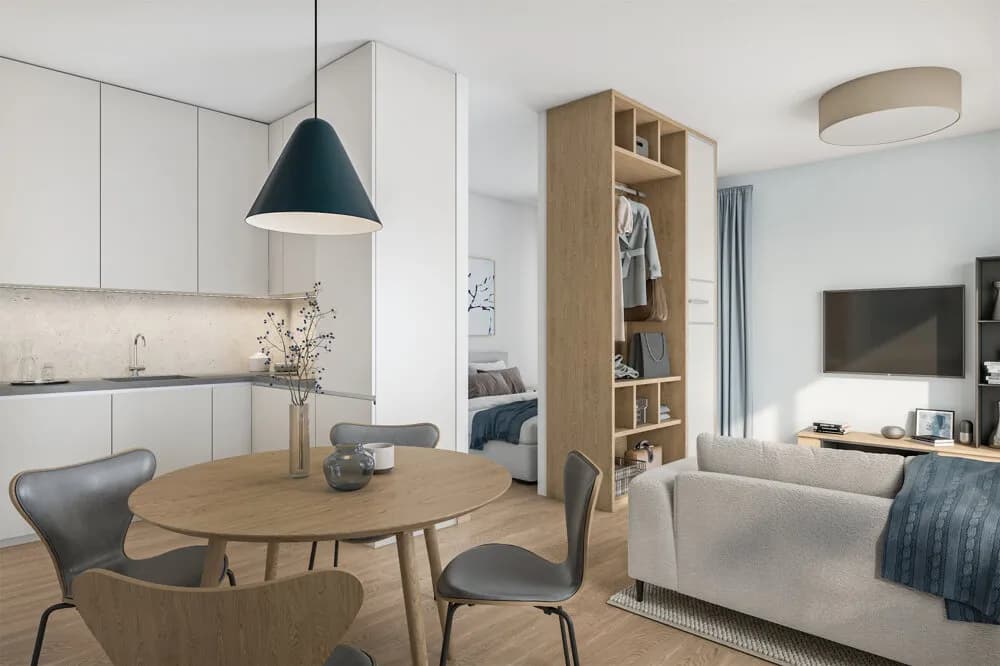1-Zimmer-Wohnung kaufen in Linz – 34,17 m², € 214.000 – Bild 2 von 3