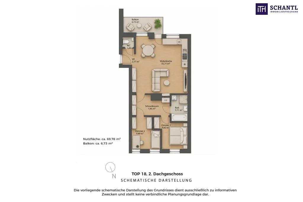 3-Zimmer-Wohnung kaufen in Wien – 69,78 m², € 599.000 – Bild 13 von 15