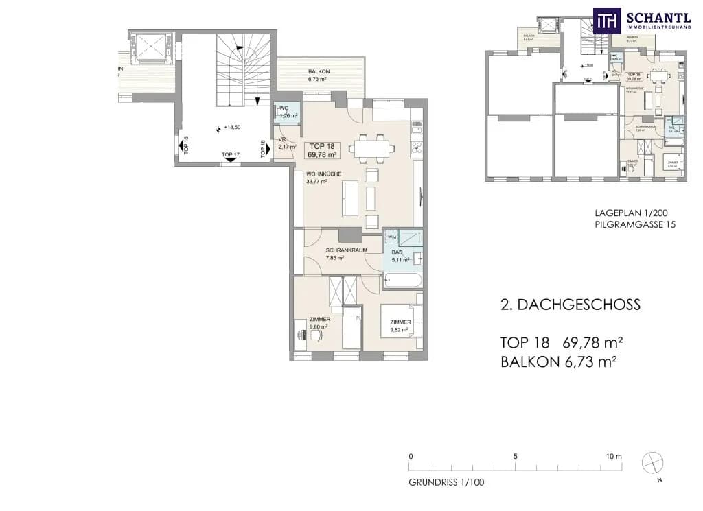 3-Zimmer-Wohnung kaufen in Wien – 69,78 m², € 599.000 – Bild 14 von 15