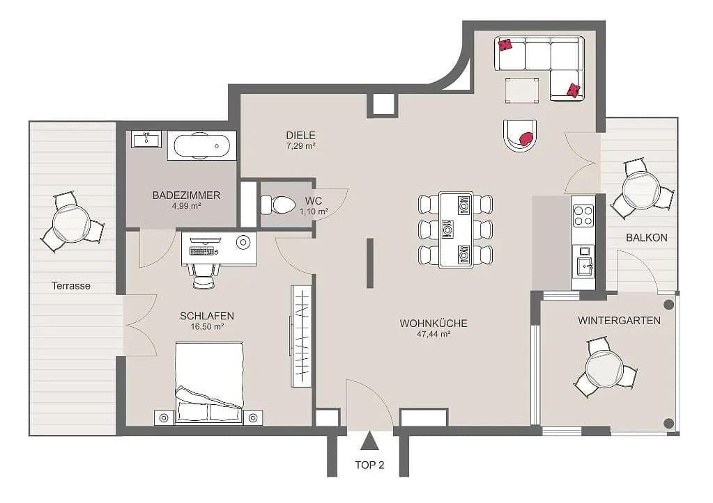 2-Zimmer-Wohnung kaufen in Wien – 77,5 m², € 690.000 – Bild 19 von 19