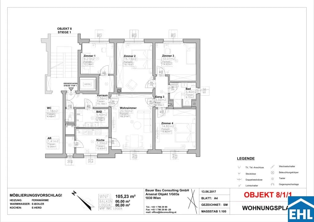 5-Zimmer-Wohnung mieten in Wien – 105,23 m², € 1.750 – Bild 17 von 17
