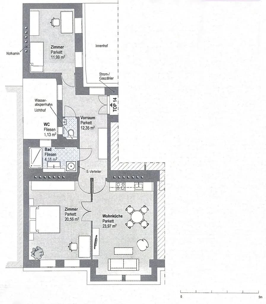 3-Zimmer-Wohnung kaufen in Wien – 74,55 m², € 570.000 – Bild 14 von 14