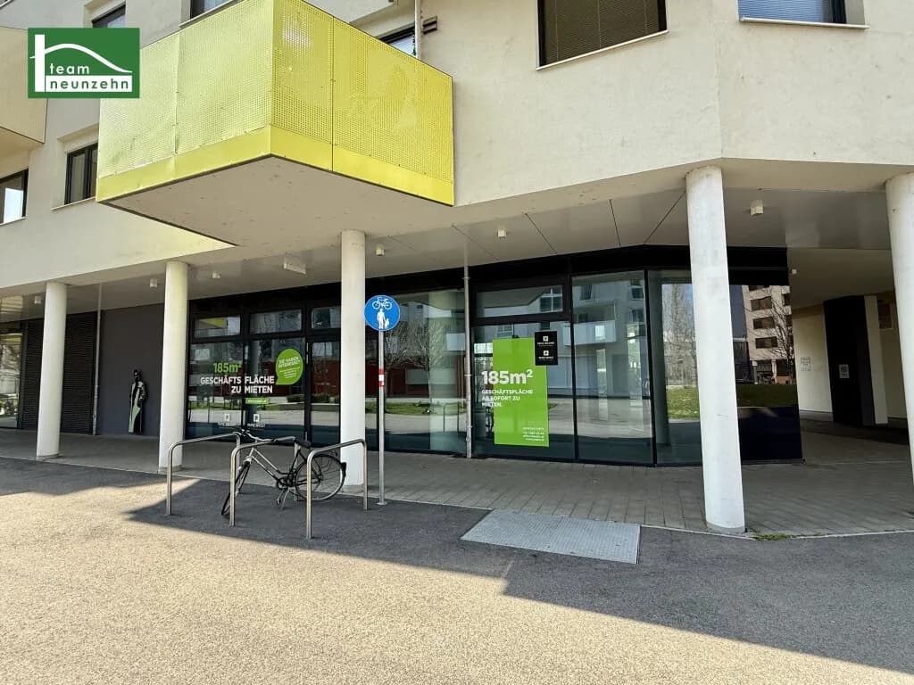Gewerbeimmobilie mieten in Wien – 185 m², € 2.499