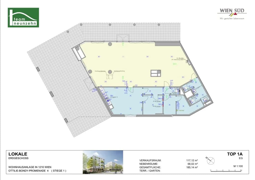 Gewerbeimmobilie mieten in Wien – 185 m², € 2.499 – Bild 15 von 15