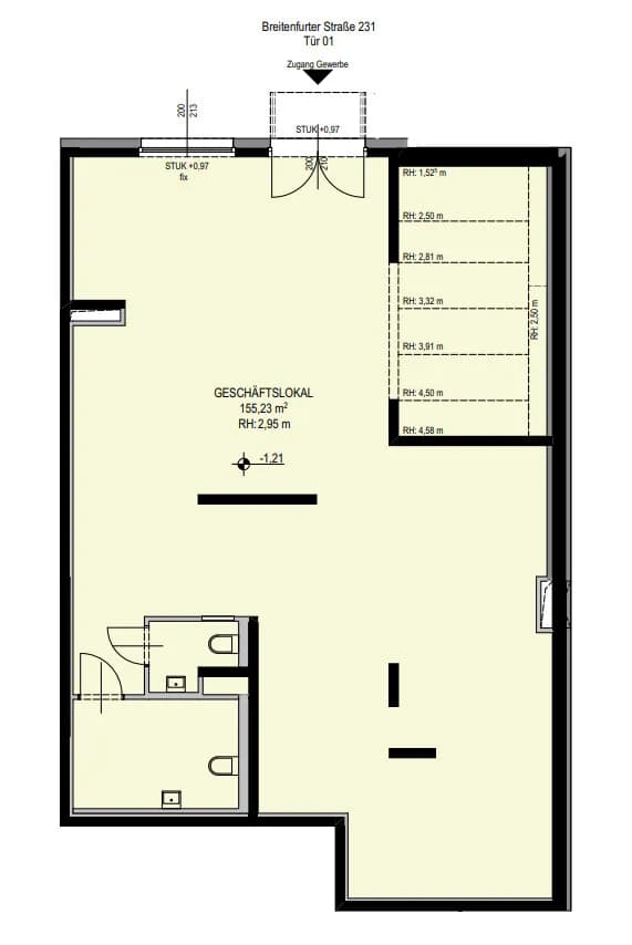 Gewerbeimmobilie mieten in Wien – 155 m², € 2.561 – Bild 7 von 7