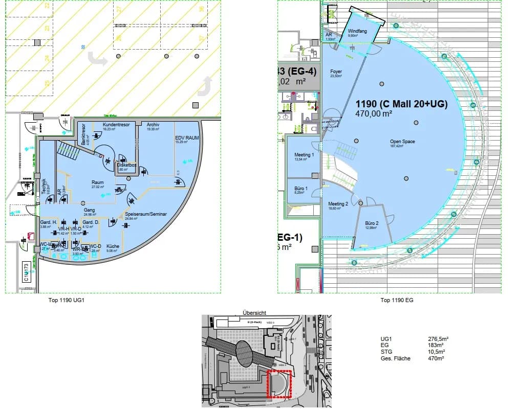Gewerbeimmobilie mieten in Wien – 470 m², € 10.105 – Bild 9 von 10