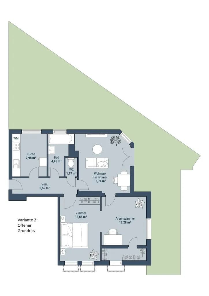 3-Zimmer-Wohnung kaufen in Baden – 65 m², € 279.000 – Bild 15 von 15