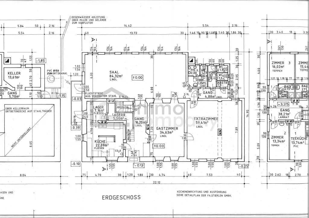 10-Zimmer-Gewerbeimmobilie mieten in Baden – 235 m², € 5 – Bild 38 von 42
