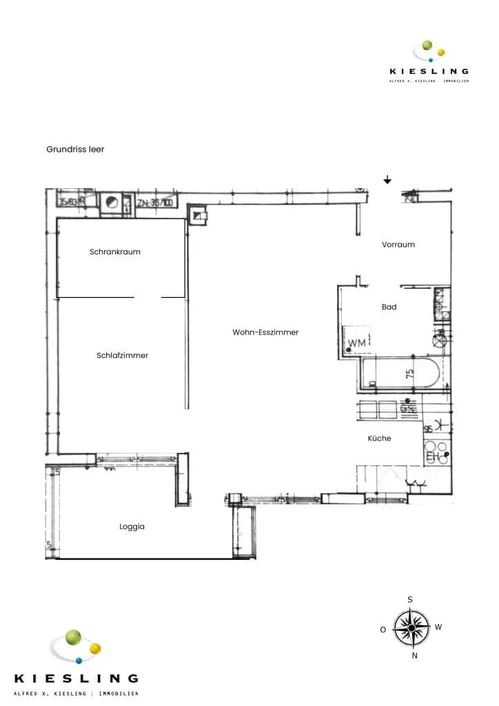 2-Zimmer-Wohnung mieten in Mödling – 51,35 m², € 890 – Bild 22 von 23
