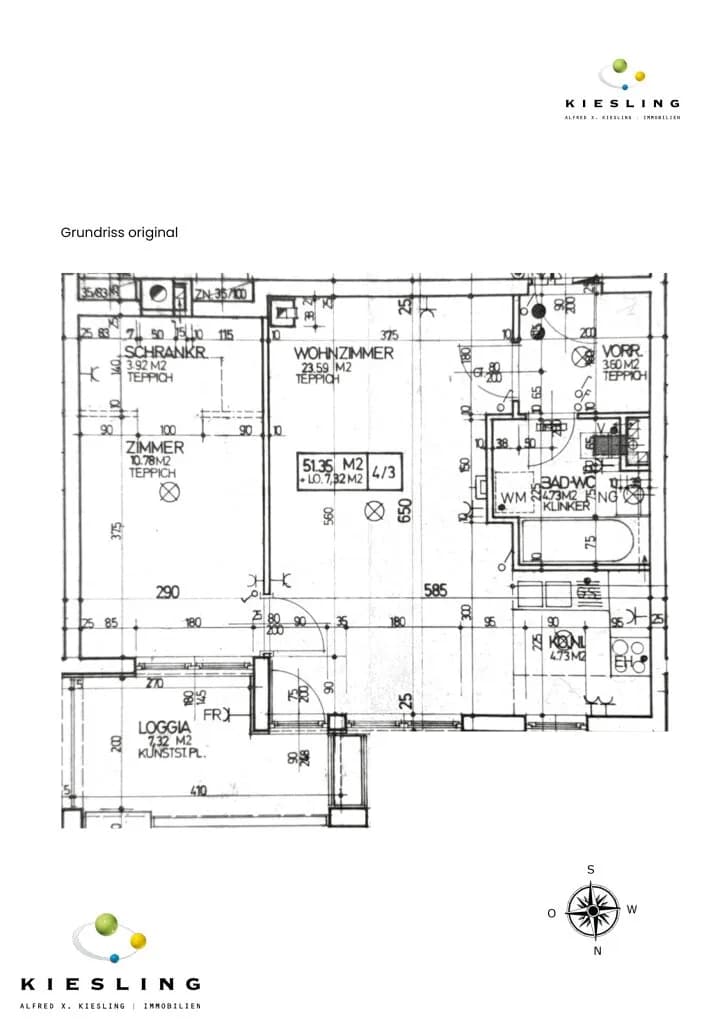 2-Zimmer-Wohnung mieten in Mödling – 51,35 m², € 890 – Bild 23 von 23