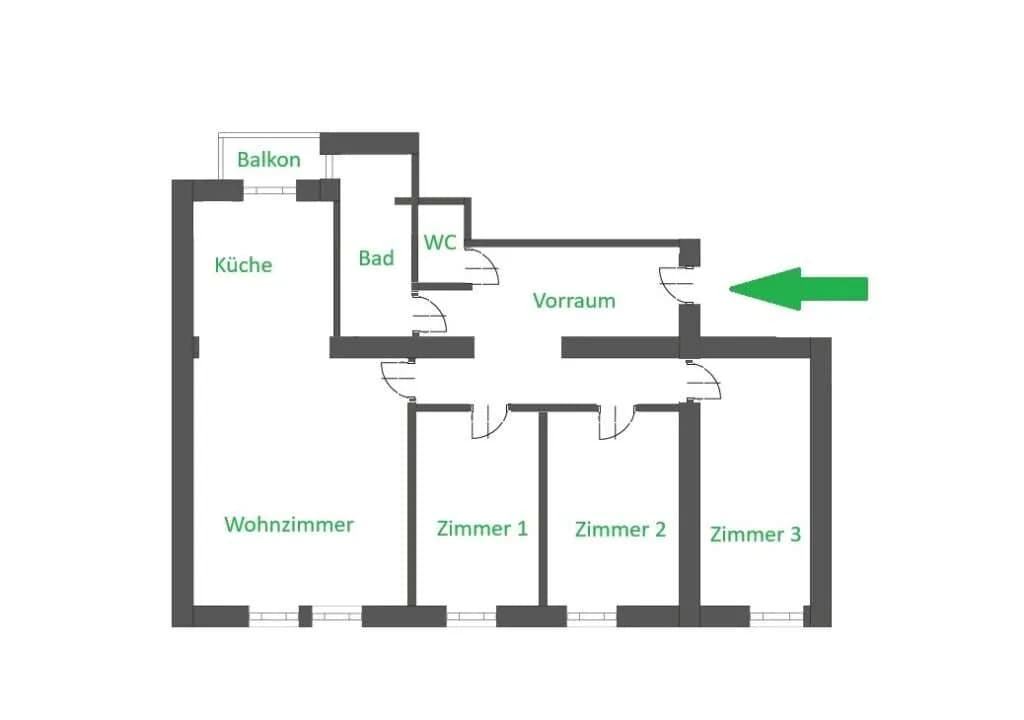 4-Zimmer-Wohnung kaufen in Graz – 93,19 m², € 259.000 – Bild 11 von 11