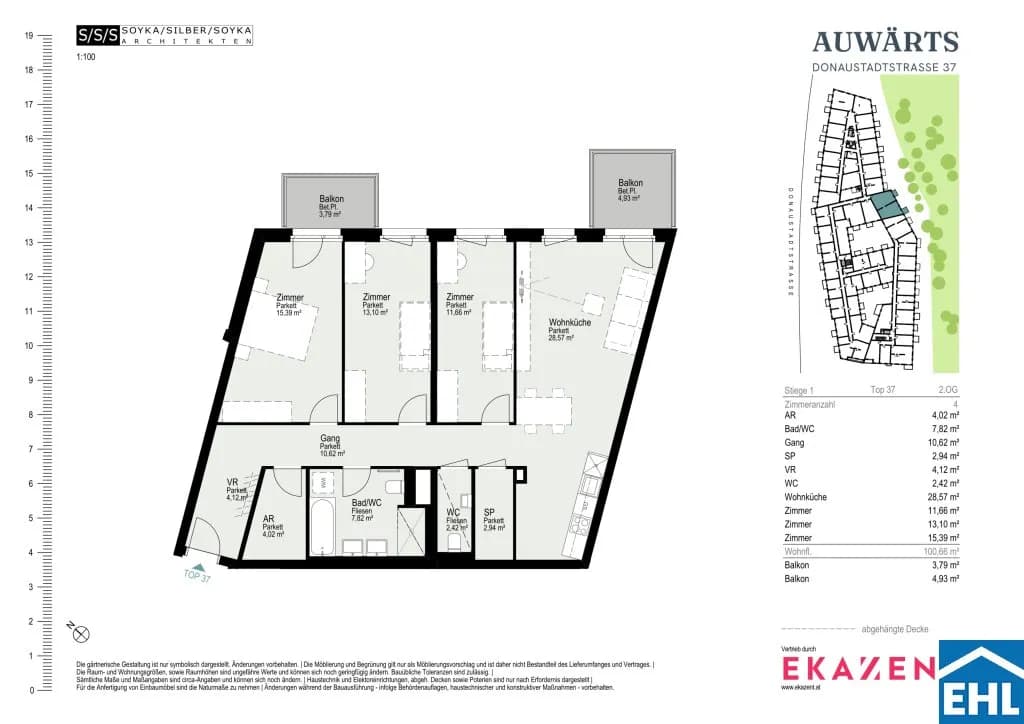 4-Zimmer-Wohnung mieten in Wien – 100,66 m², € 2.540 – Bild 20 von 20