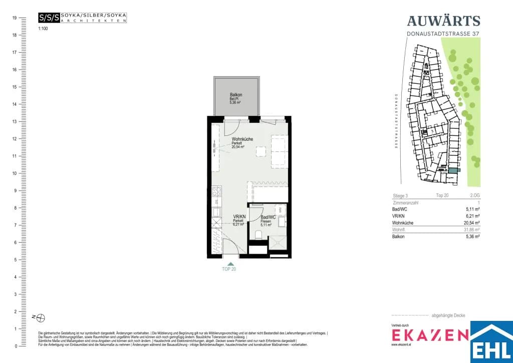 1-Zimmer-Wohnung mieten in Wien – 31,86 m², € 929 – Bild 20 von 20
