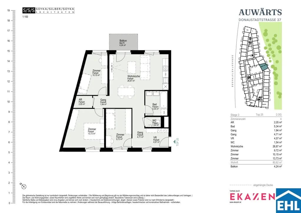 4-Zimmer-Wohnung mieten in Wien – 80,6 m², € 2.080 – Bild 20 von 20