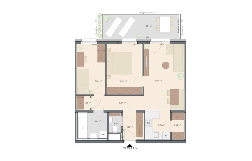 3-Zimmer-Wohnung kaufen in Wien – 68,31 m², € 429.000 – Bild 15 von 15