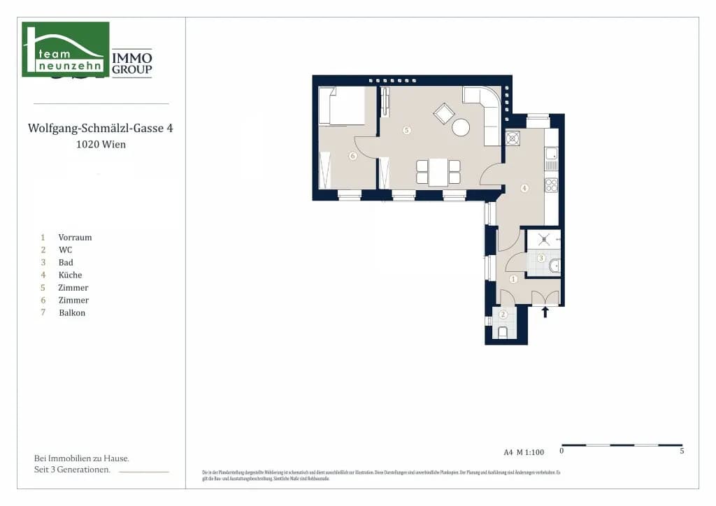 2-Zimmer-Wohnung kaufen in Wien – 44,09 m², € 229.000 – Bild 18 von 18