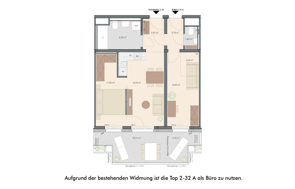 3-Zimmer-Wohnung kaufen in Wien – 56,19 m², € 309.000 – Bild 13 von 13