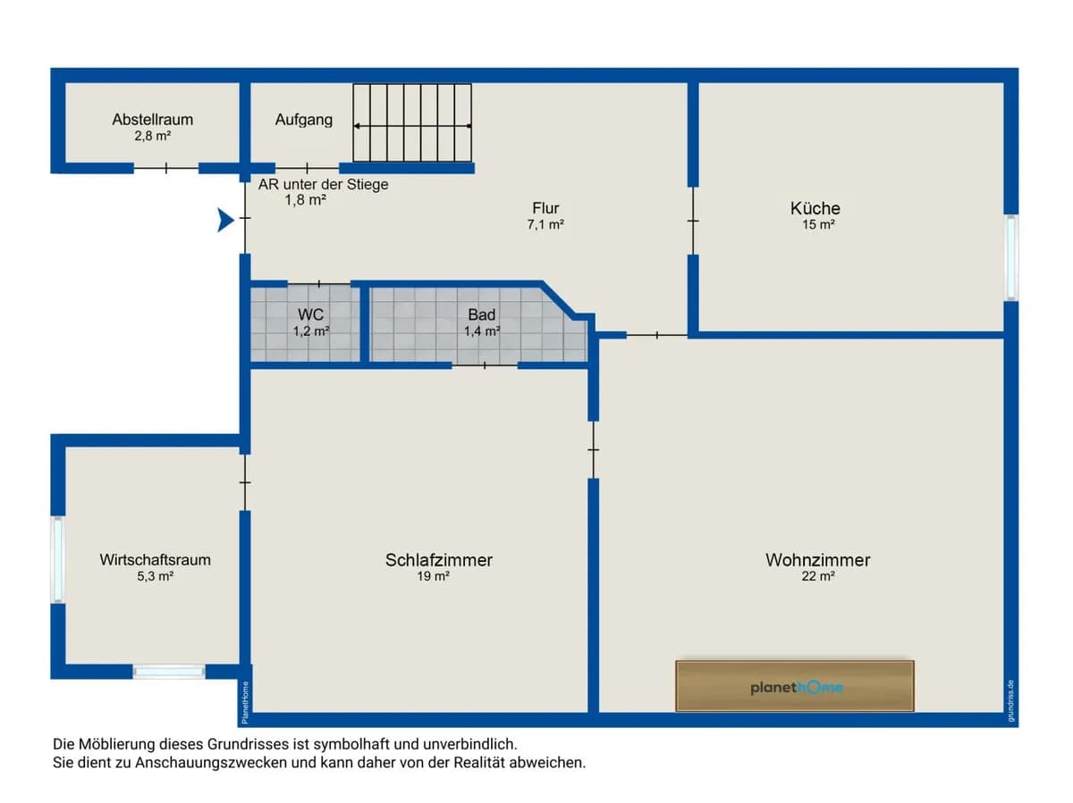 5-Zimmer-Immobilie kaufen in Baden – 135 m², € 460.000 – Bild 19 von 21