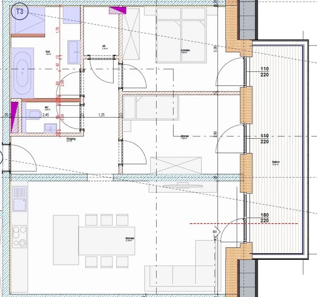3-Zimmer-Wohnung kaufen in Vöcklabruck – 74,95 m², € 375.000 – Bild 4 von 7