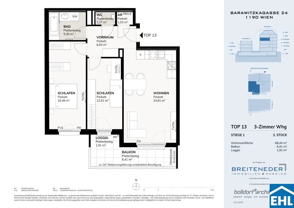 Immobilie kaufen in Wien – 68,44 m², € 557.434 – Bild 6 von 6
