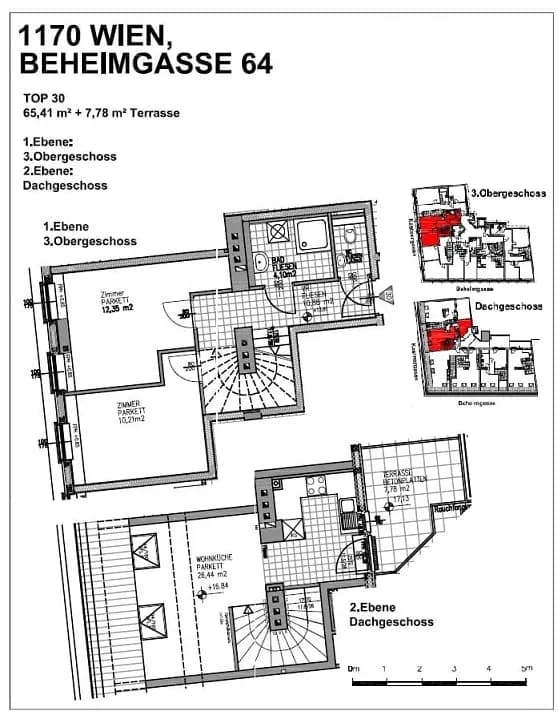 3-Zimmer-Wohnung kaufen in Wien – 65,41 m², € 399.000 – Bild 11 von 12