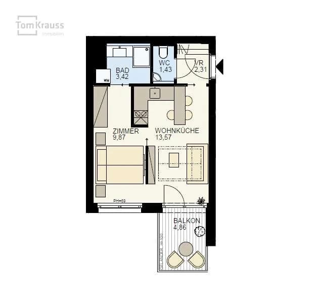 2-Zimmer-Wohnung kaufen in Wien – 30,6 m², € 254.400 – Bild 12 von 15