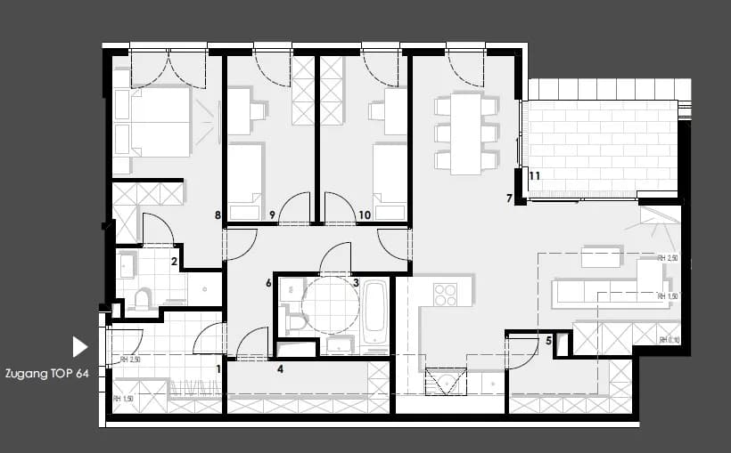 4-Zimmer-Wohnung kaufen in Wien – 111,94 m², € 1.283.900 – Bild 8 von 10