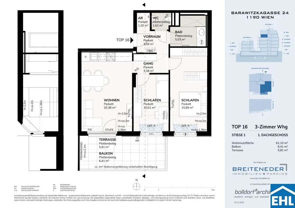 Immobilie kaufen in Wien – 61,1 m², € 530.019 – Bild 6 von 6