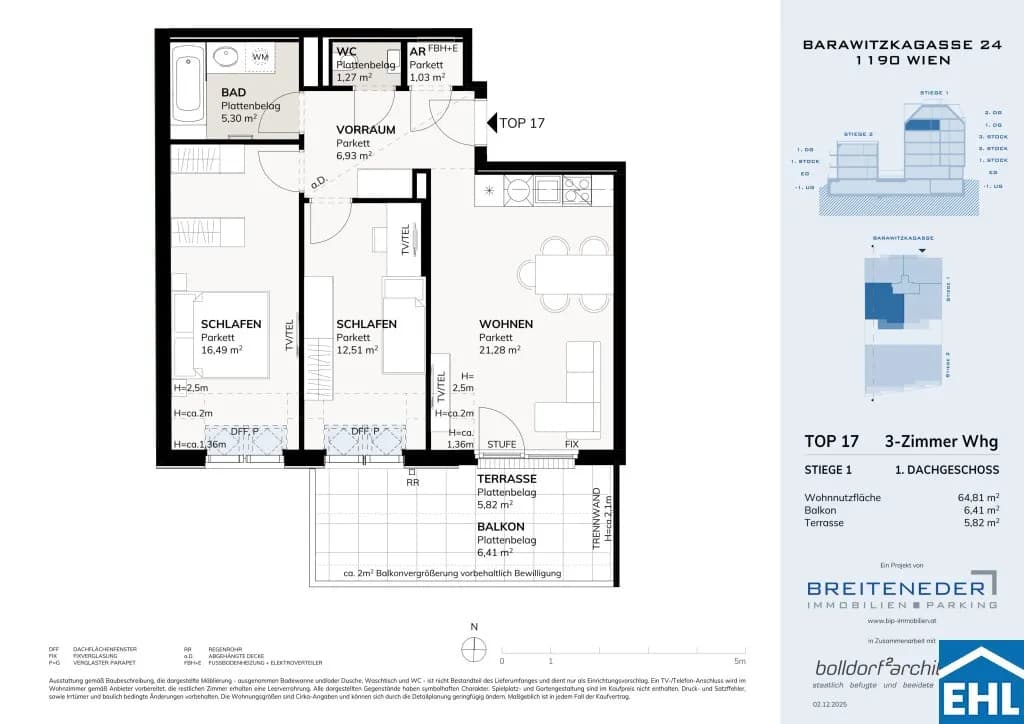 Immobilie kaufen in Wien – 64,81 m², € 562.003 – Bild 6 von 6