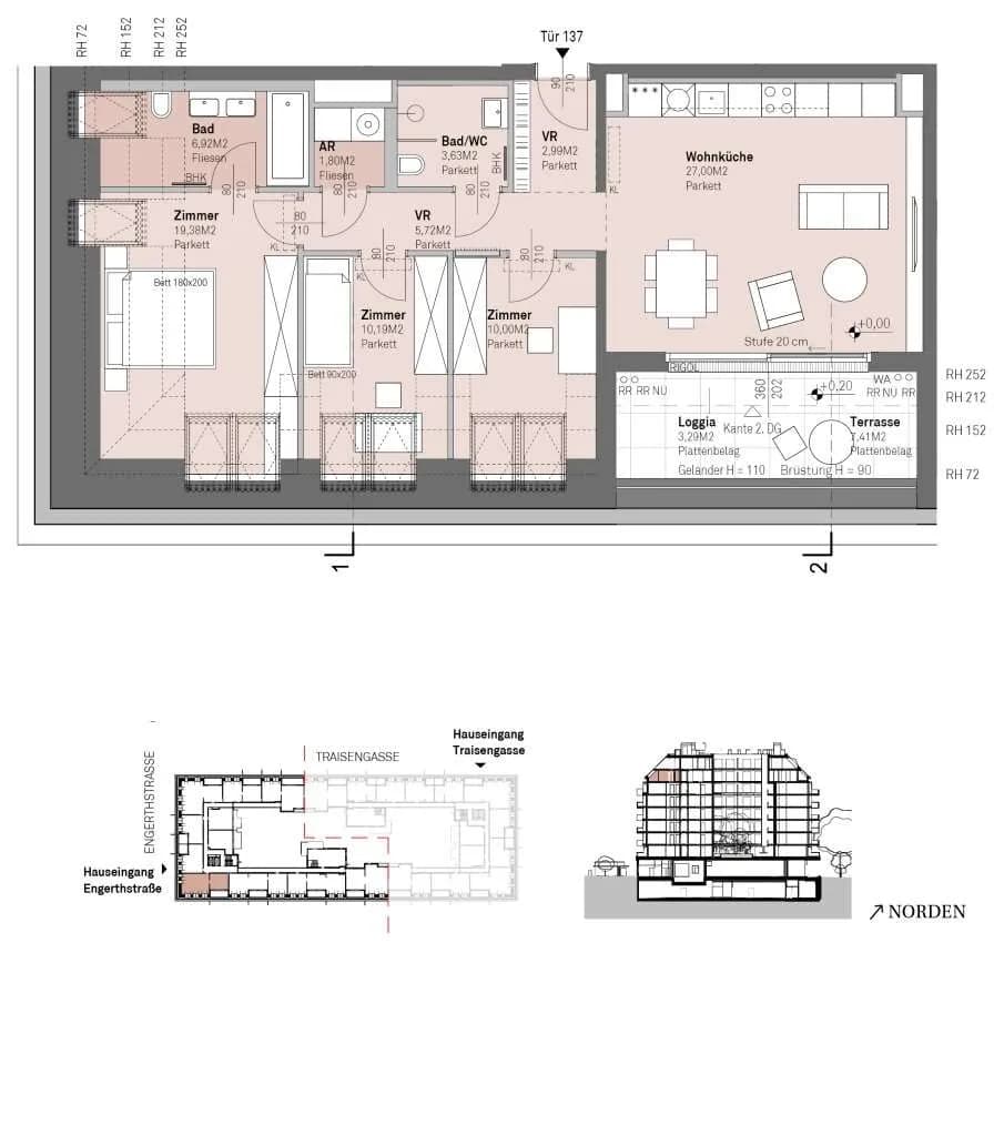 4-Zimmer-Wohnung kaufen in Wien – 87,63 m², € 697.800 – Bild 14 von 14